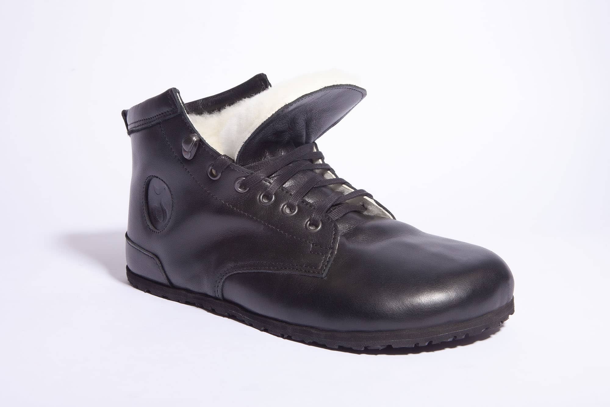 Jenon leather YEANS SNOW BLACK