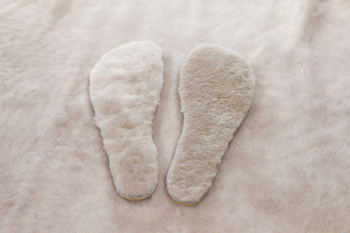 Sheepskin insole