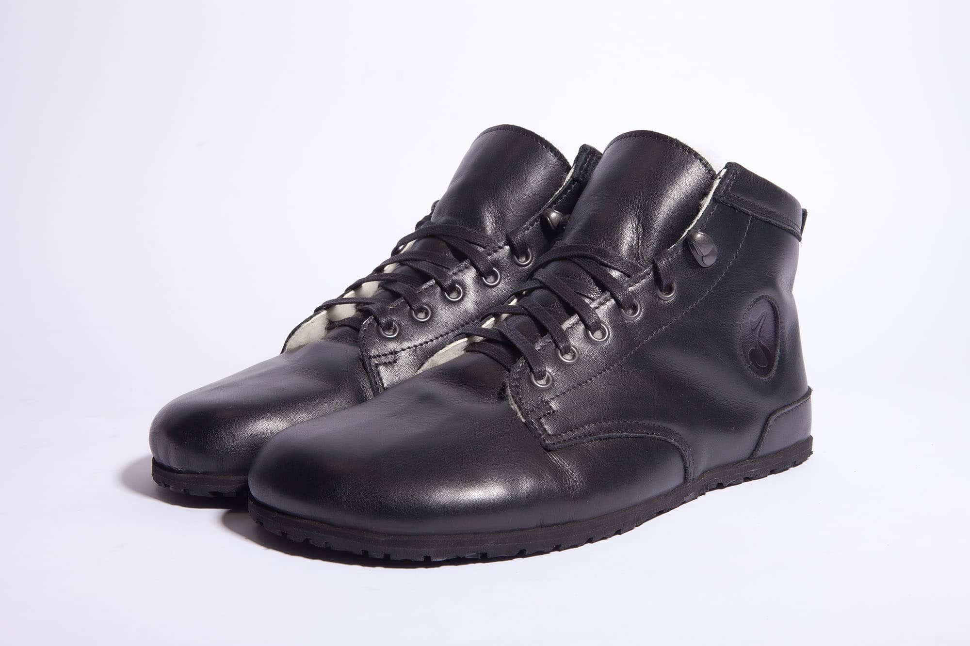 Jenon leather YEANS SNOW BLACK