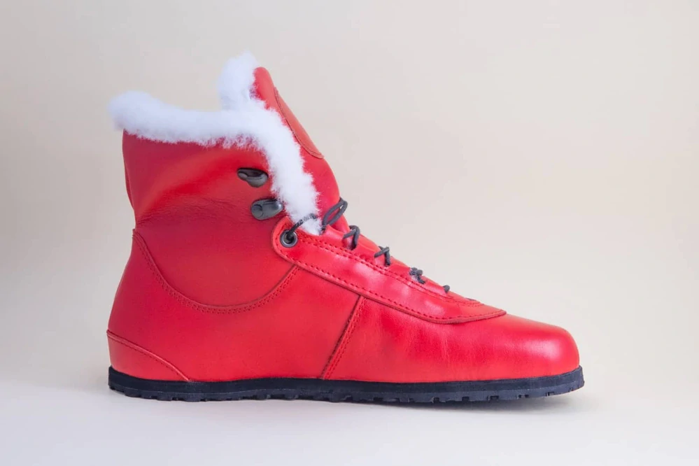 Jenon leather SNOWFLAKE RED