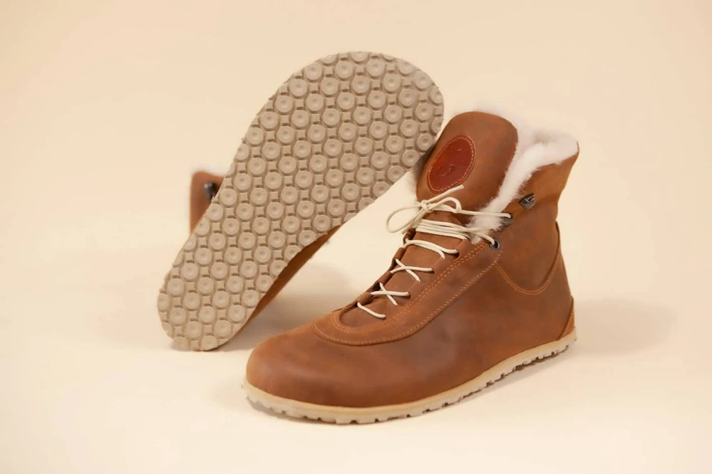Jenon leather SNOWFLAKE BROWN