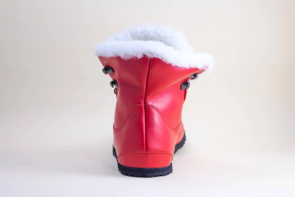 Jenon leather SNOWFLAKE RED