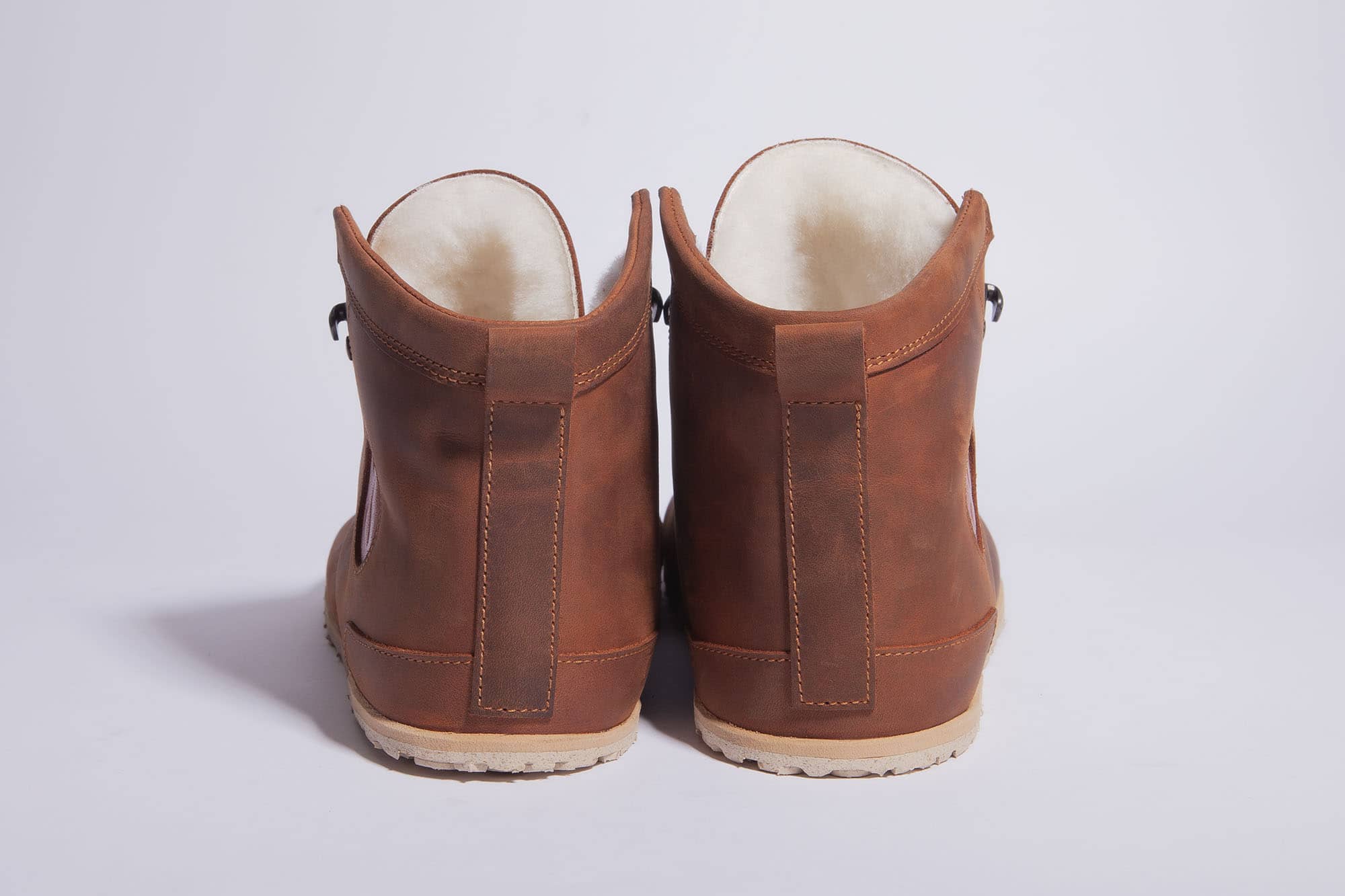 Jenon leather YEANS SNOW BROWN