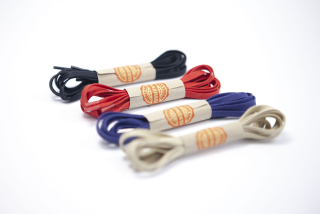 Flat vaxed shoelaces (130cm)