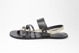 Barefoot sandals STRAPS DARKGOLD
