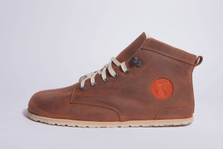Jenon leather YEANS SNOW BROWN